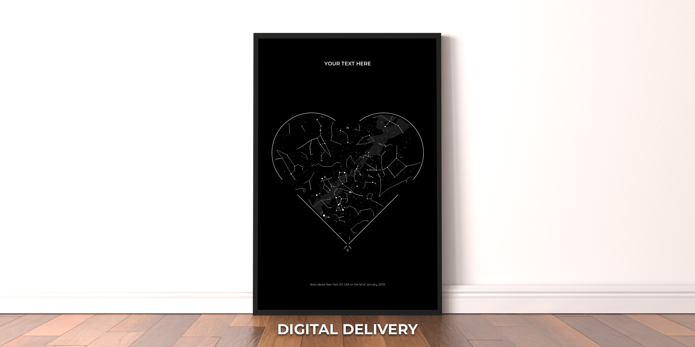 Heart Black and White