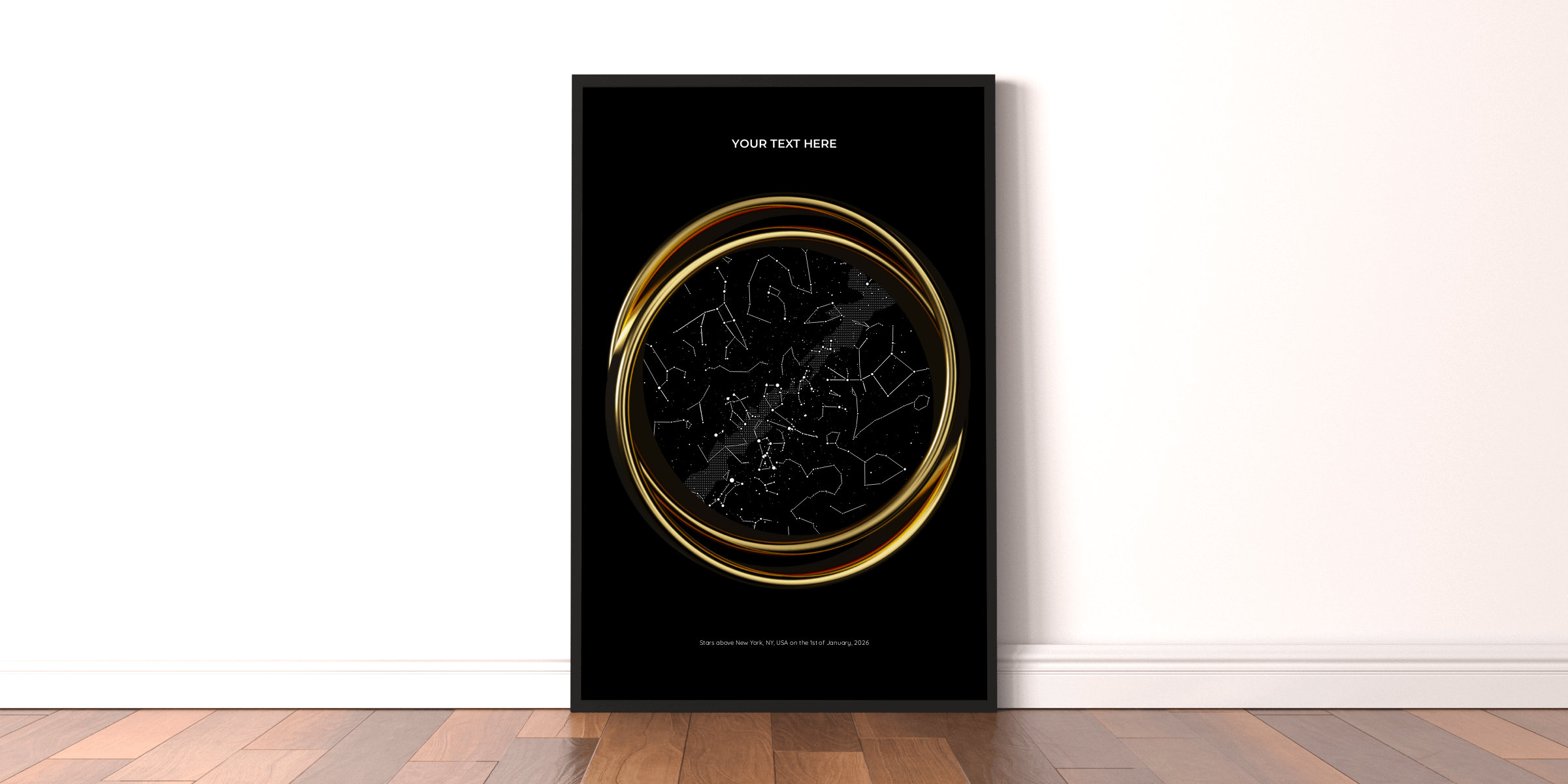 Ring Gold on Black
