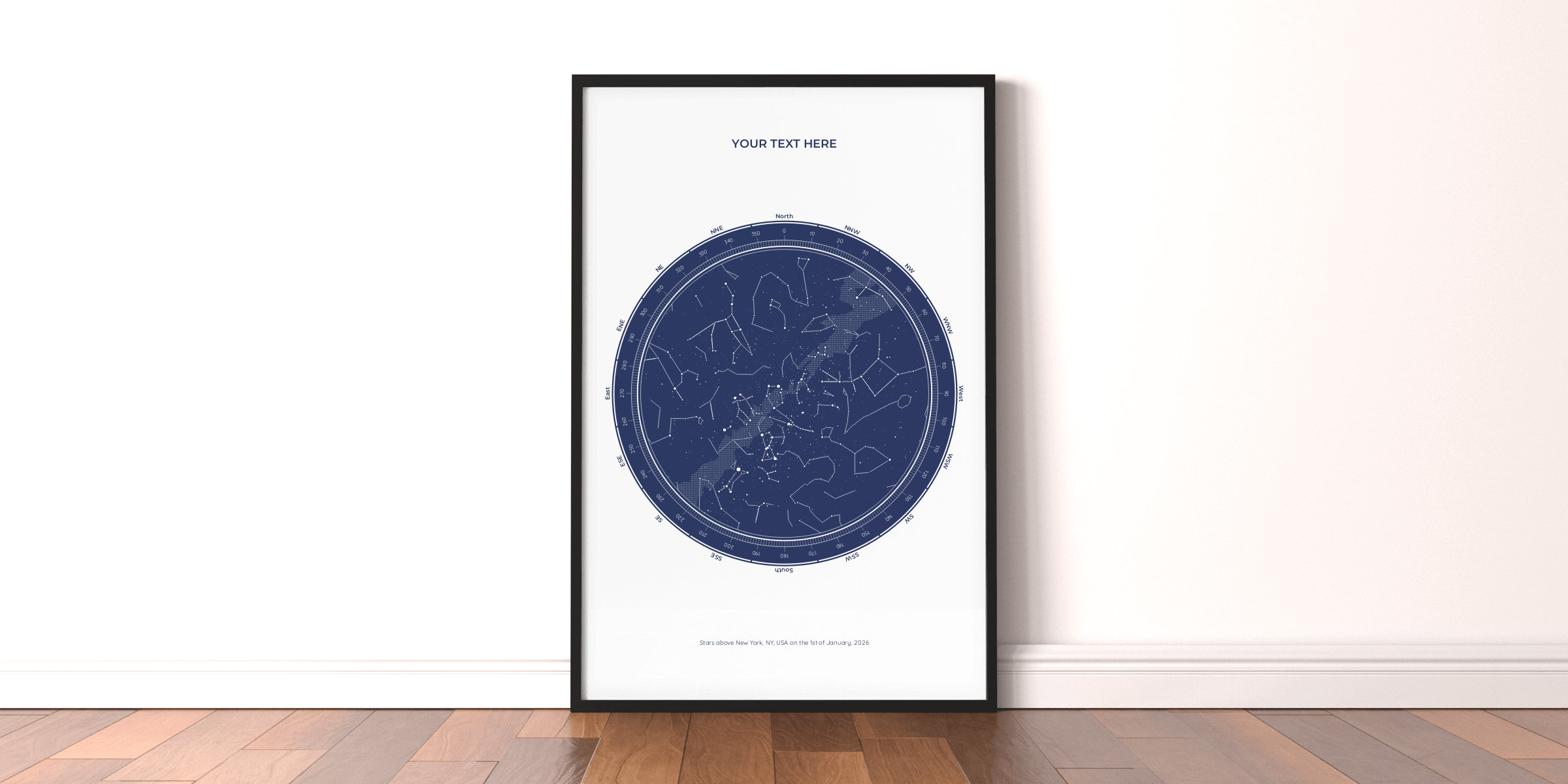Blue and White, Circled